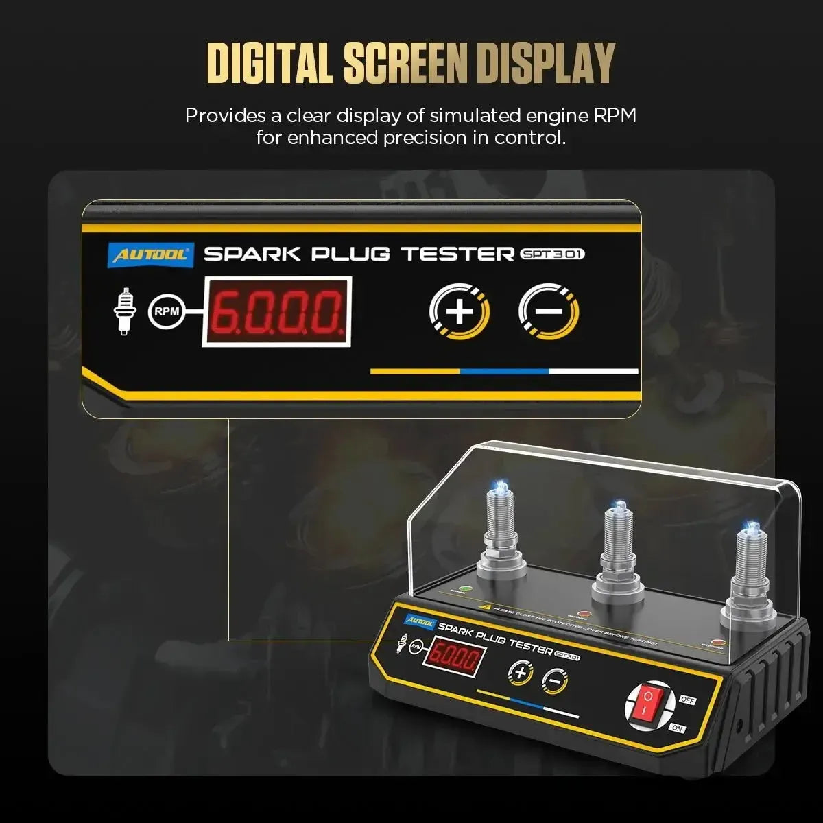 Autool SPT301 | Spark Plug Tester