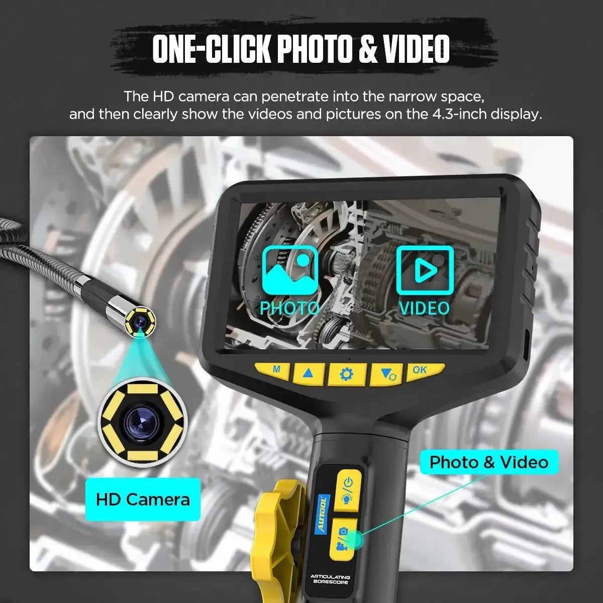 Autool SVB305 | Inspection camera (6.35 mm)