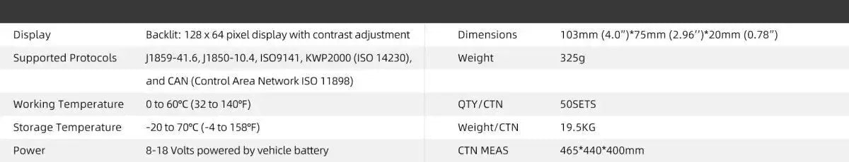 Foxwell NT200E | Error Code Reader | Car