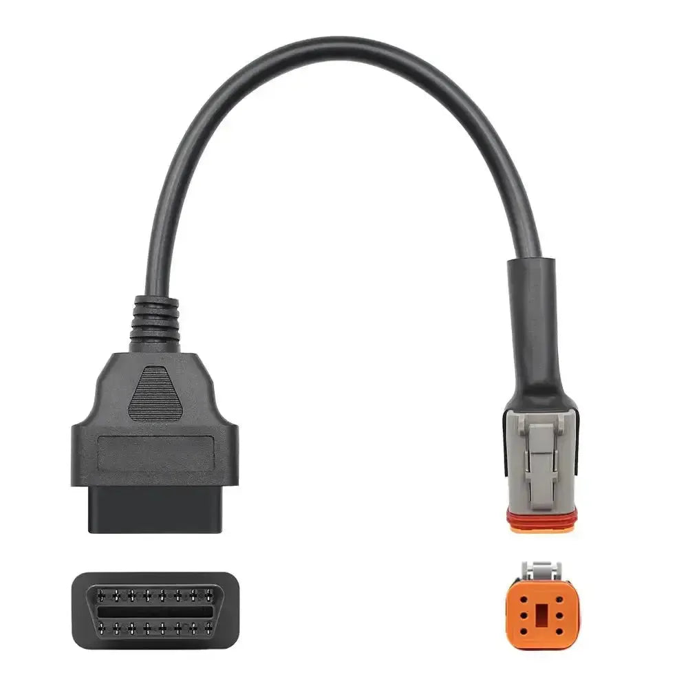 Harley-Davidson 6-pins OBD – 16-pins OBD2 Adapter Cable | Motorcycle