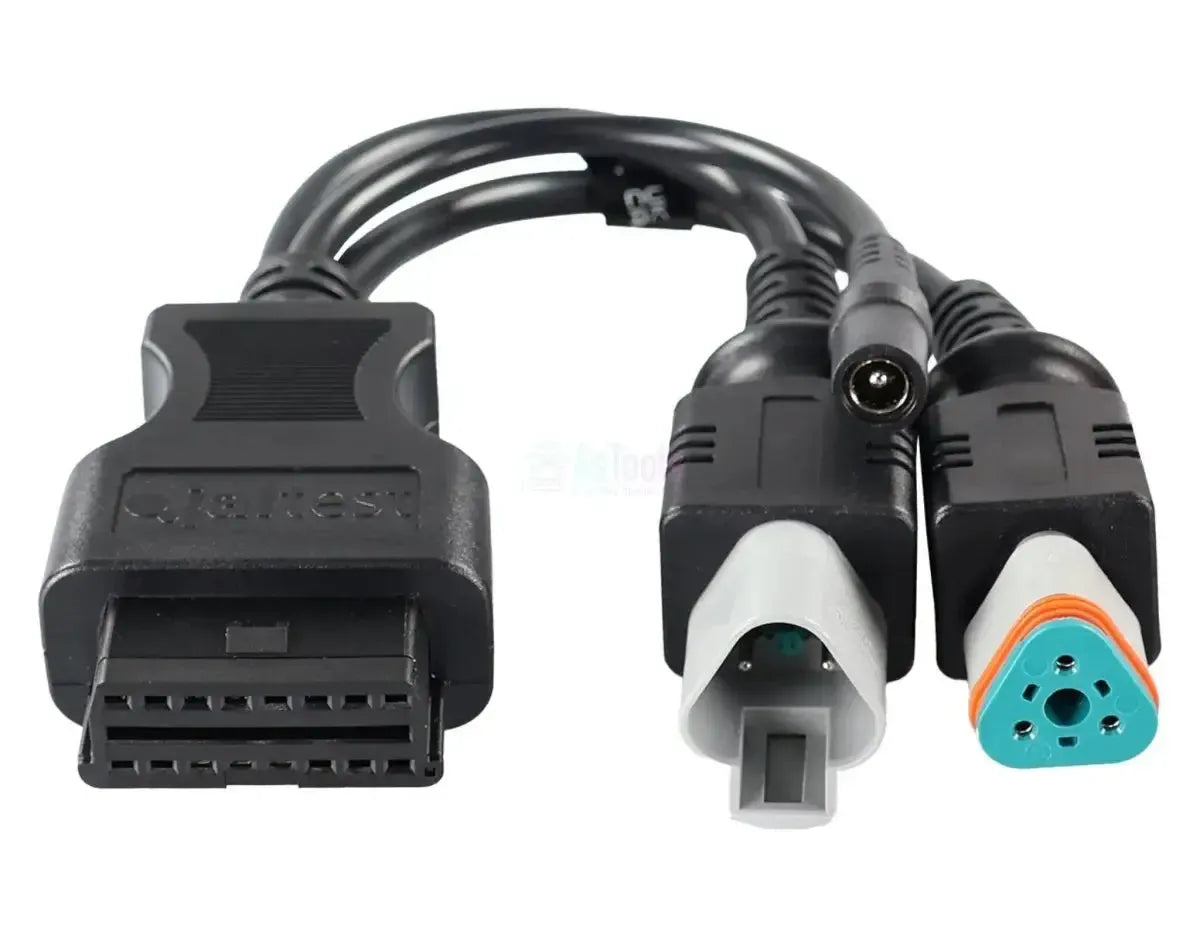 Jaltest (JDC216A9) | 3+3-pins J1939 - 16-pins OBD2 Adapter Cable | Commercial and Work Vehicle