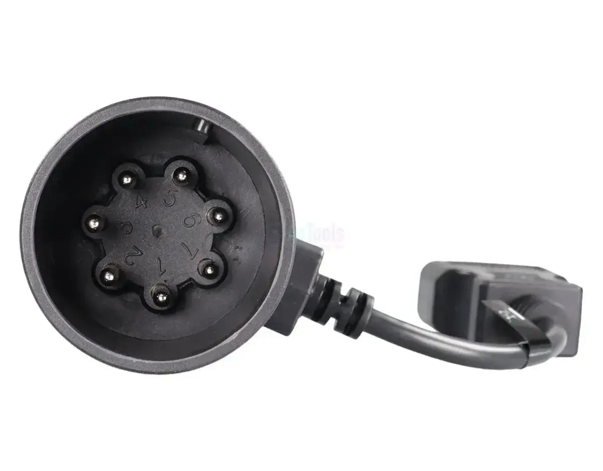 Jaltest (JDC110A) | 7+7-pins CAN ISO 7638 - 16-pins OBD2 Adapter | Trailer