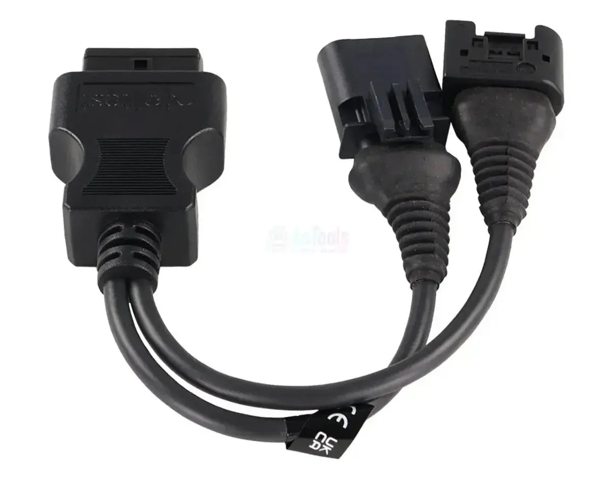 Jaltest (JDC567A) | AGCO Sisu 4+4-pins OBD - 16-pins OBD2 Adapter Cable | Agricultural vehicle