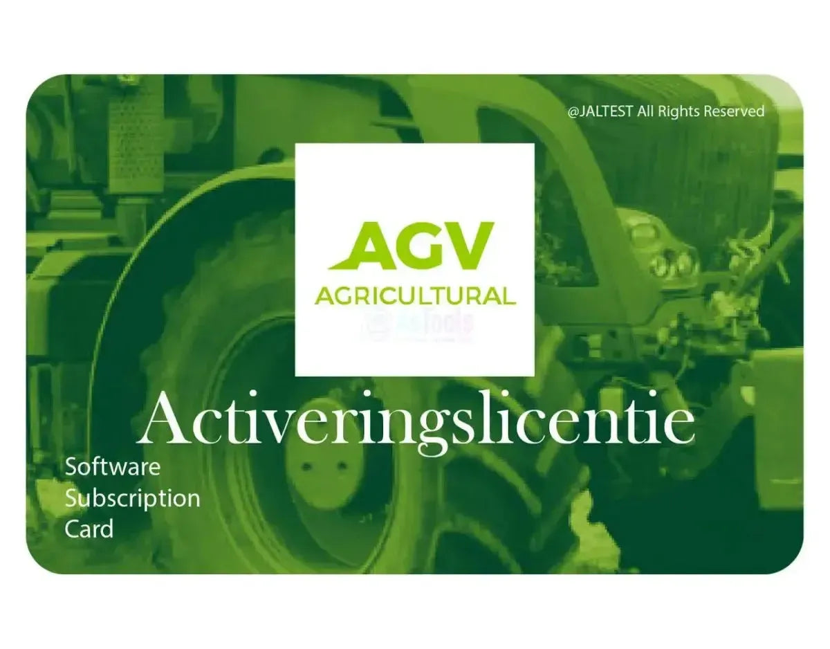 Jaltest (29751) | AGV (Agricultural) | Software activation