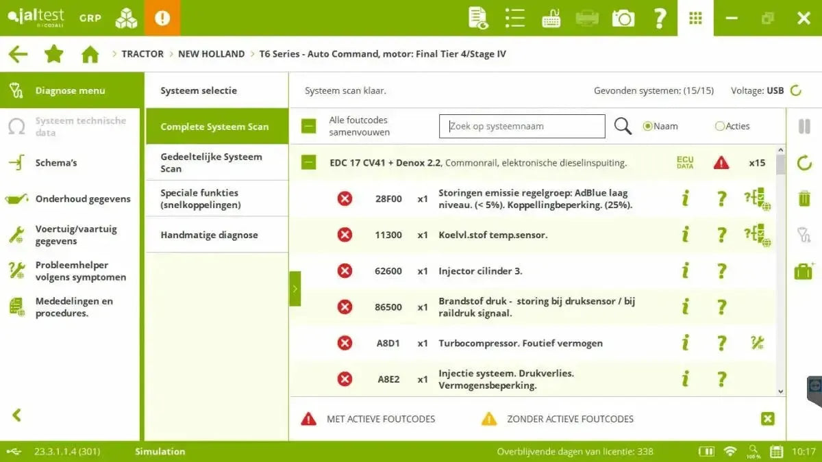 Jaltest AGV (Agricultural) Diagnostic Tool