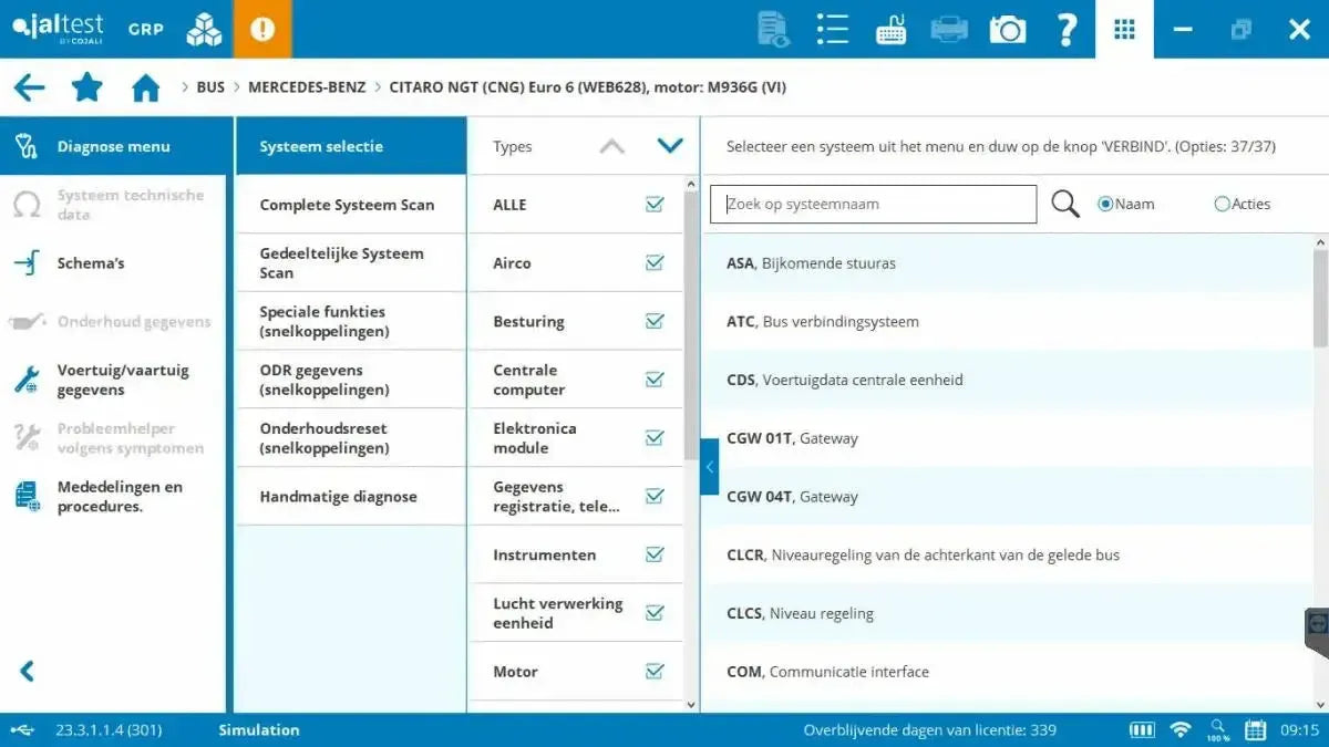 Jaltest Bus Diagnostic Tool