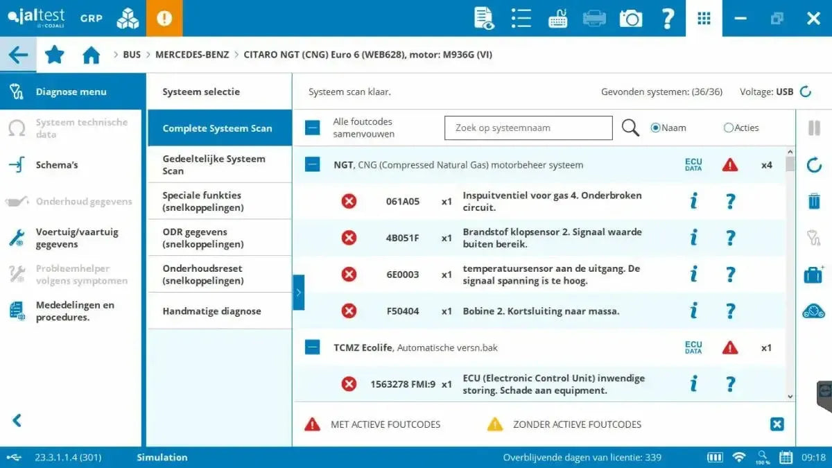 Jaltest Bus Diagnostic Tool