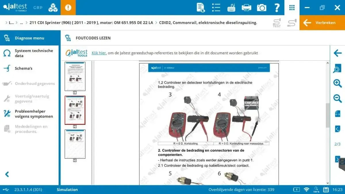Jaltest LCV (Light Commercial Vehicle) Diagnostic Tool