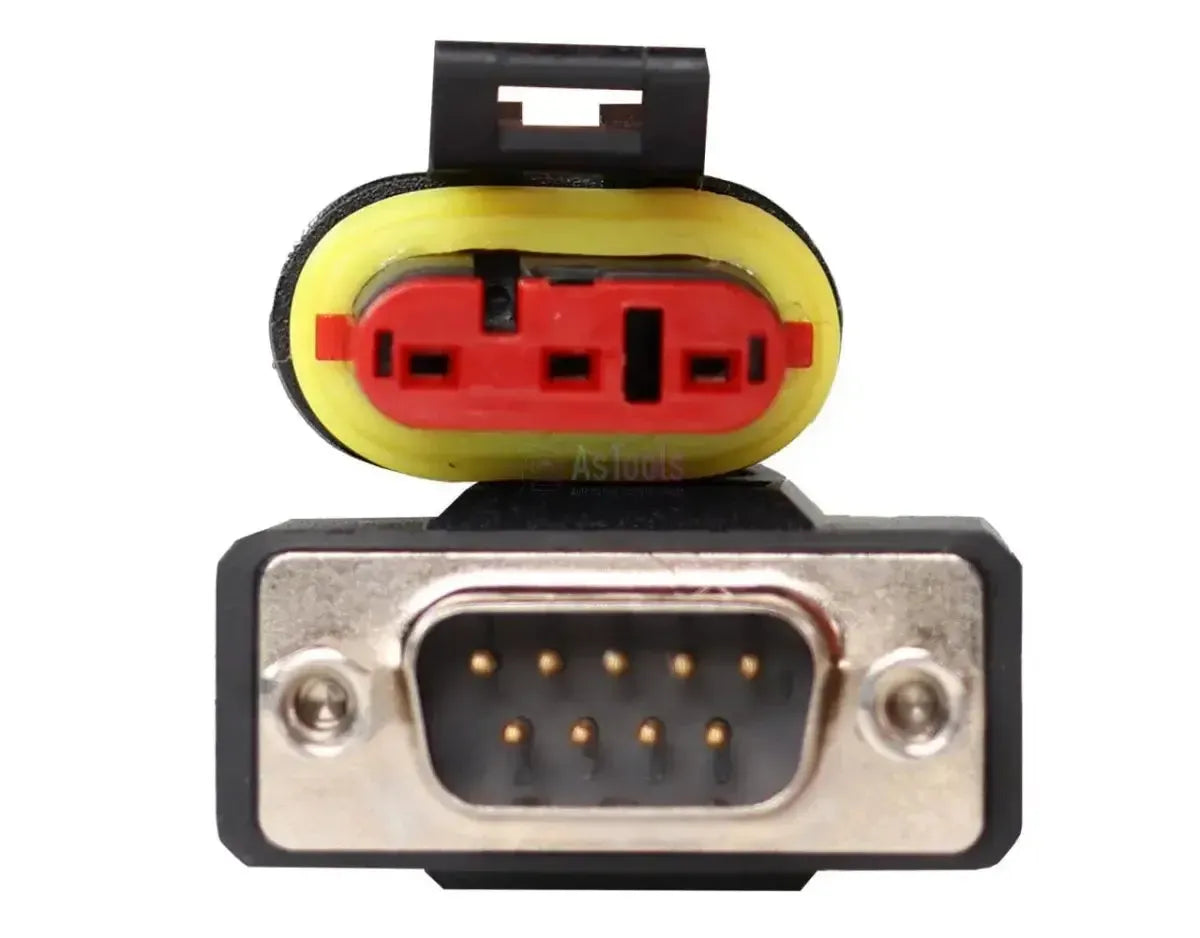 Jaltest (JDC515A) | Carraro 3+9-pins OBD - 16-pins OBD2 Adapter Cable | Agricultural vehicle