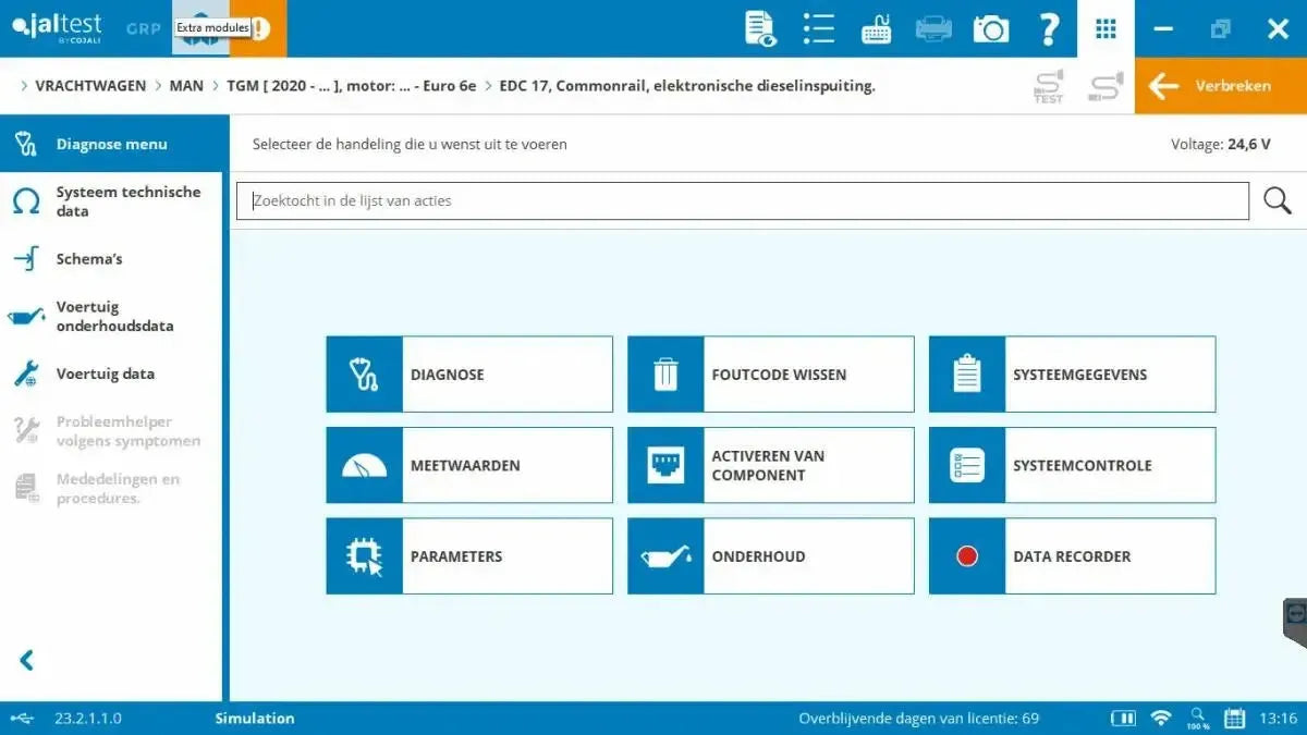 Jaltest CV (Commercial Vehicles) | Diagnostic Tool