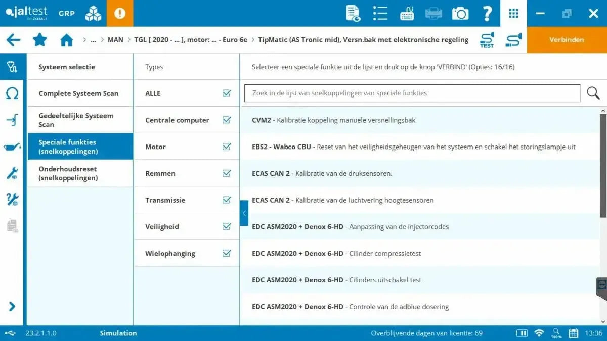 Jaltest CV (Commercial Vehicles) | Diagnostic Tool