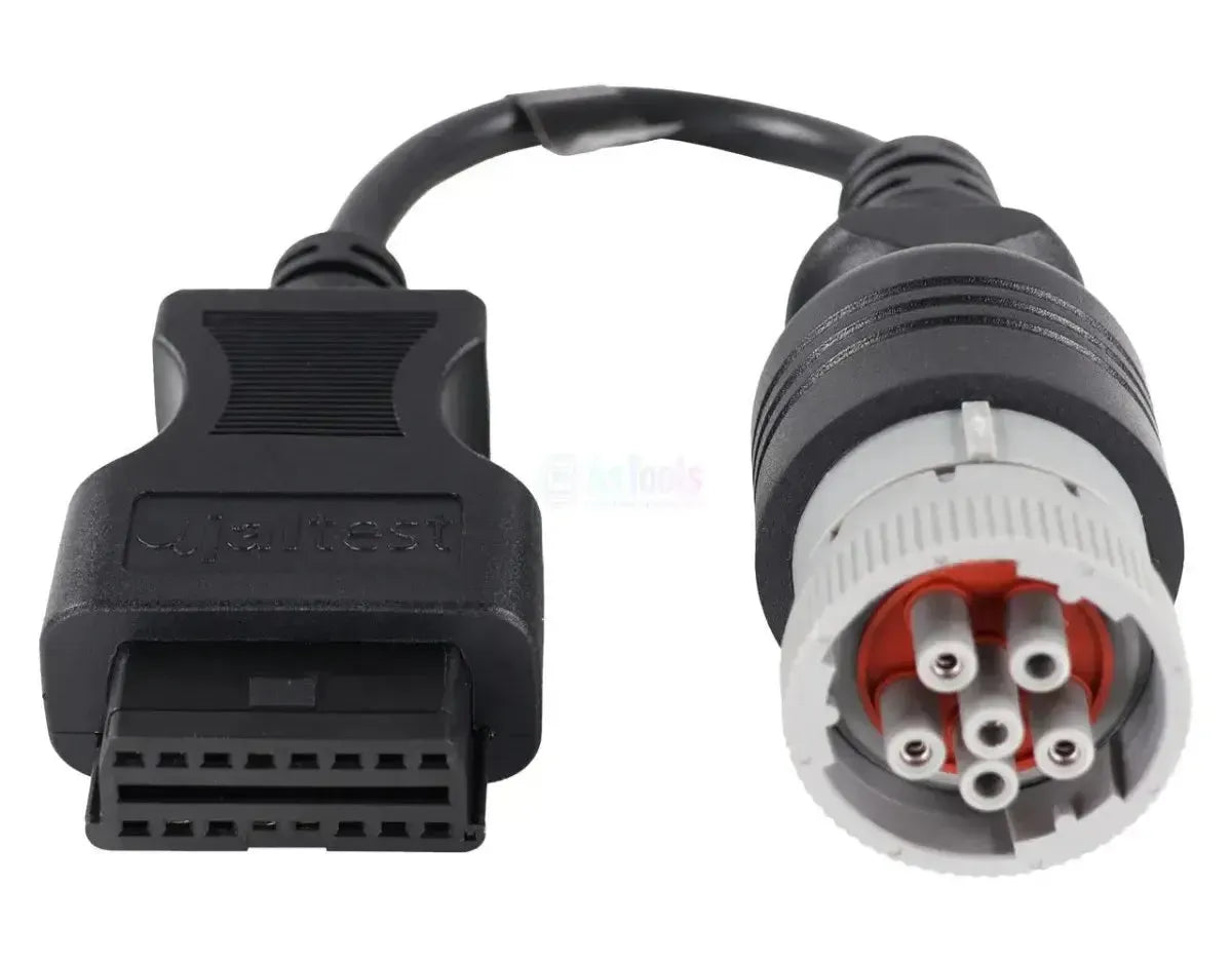 Jaltest (JDC629A) | Deutsch 6-pins OBD – 16-pins OBD2 Adapter Cable | Motorboat