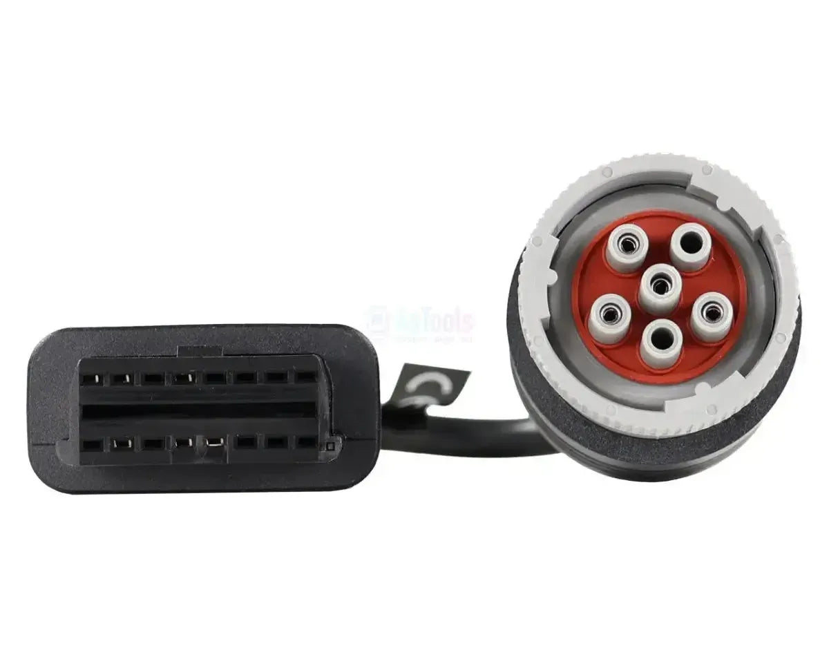 Jaltest (JDC629A) | Deutsch 6-pins OBD – 16-pins OBD2 Adapter Cable | Motorboat