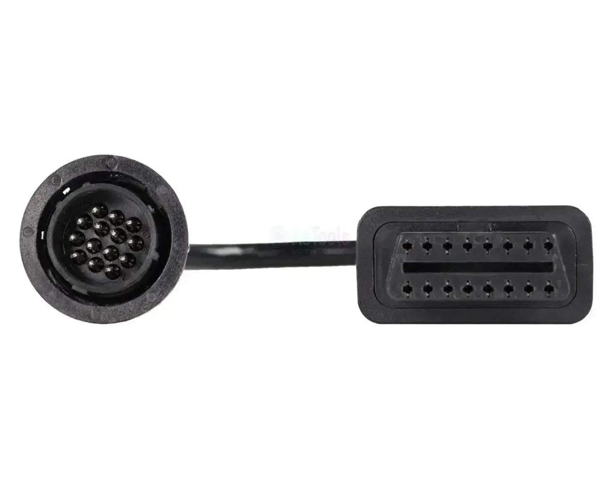 Jaltest (JDC512A) | Deutz-Fahr/Same/Lamborghini 14-pins OBD - 16-pins OBD2 Adapter Cable | Agricultural Vehicle