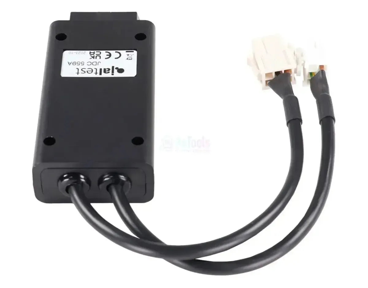 Jaltest (JDC559A) | Haulotte 6+6-pins OBD - 16-pins OBD2 Adapter Cable | Lifting and Hoisting Equipment