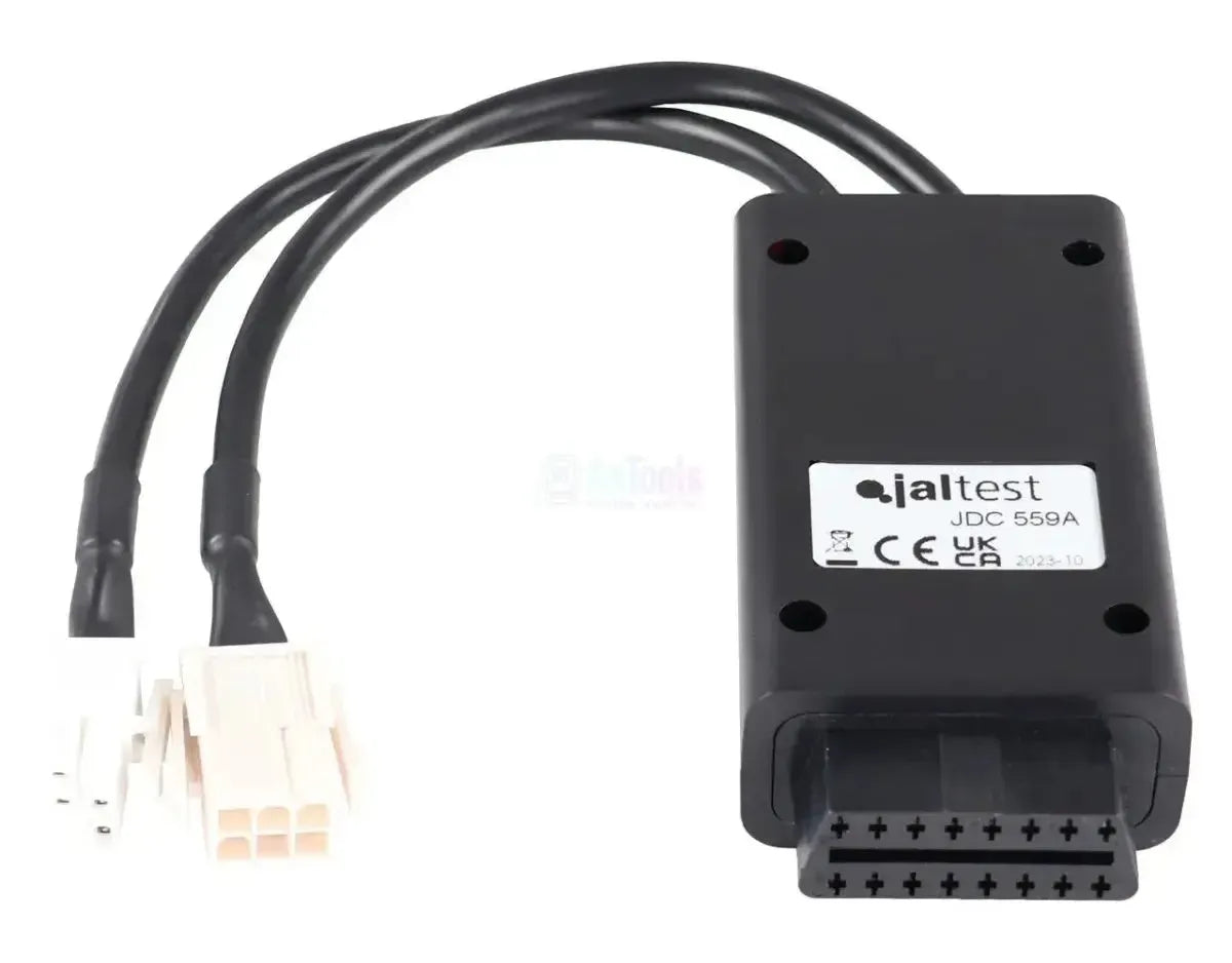 Jaltest (JDC559A) | Haulotte 6+6-pins OBD - 16-pins OBD2 Adapter Cable | Lifting and Hoisting Equipment