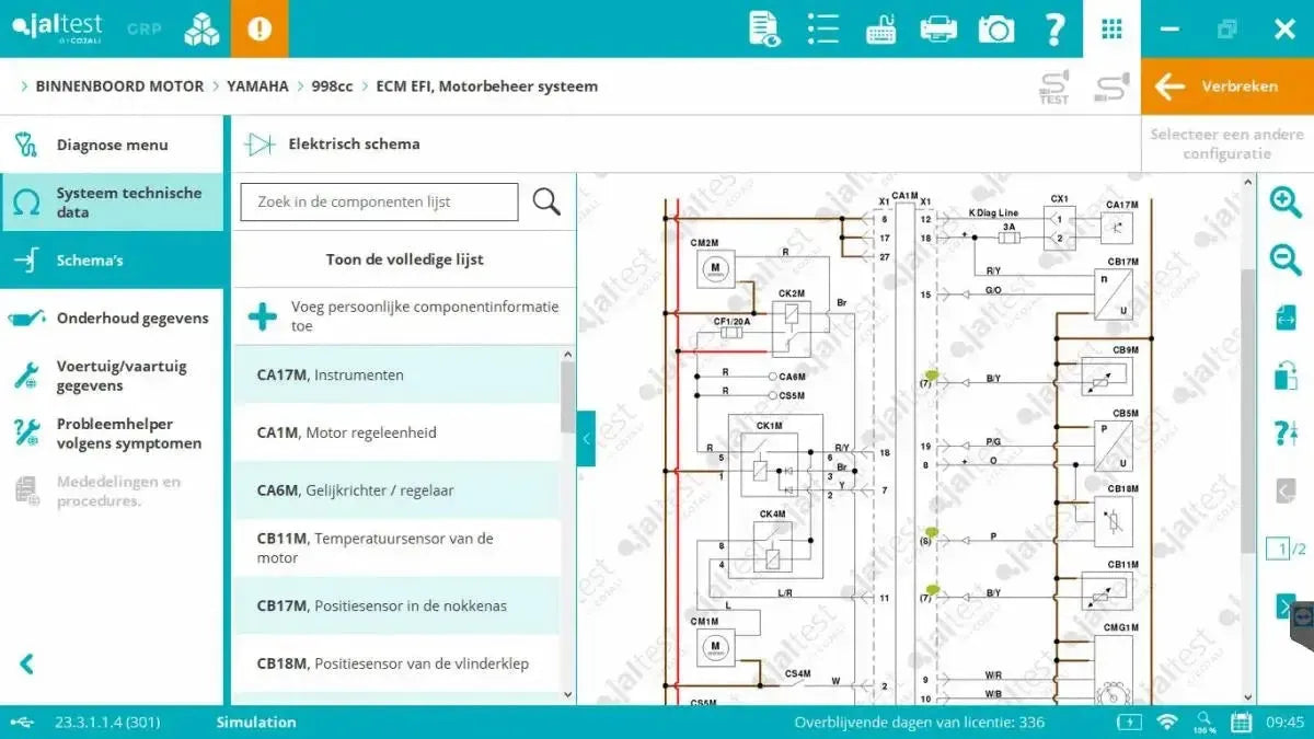 Jaltest Marine (Inboard) Diagnostic Tool