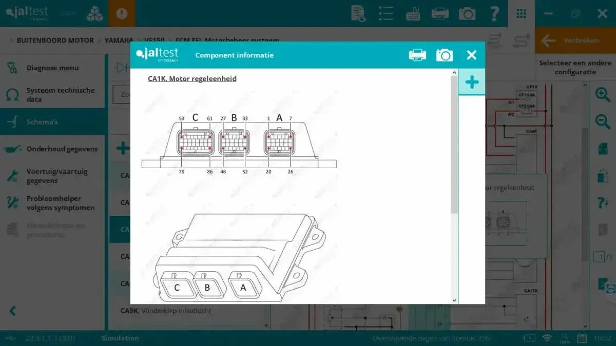 Jaltest Marine (Outboard) Diagnostic Tool