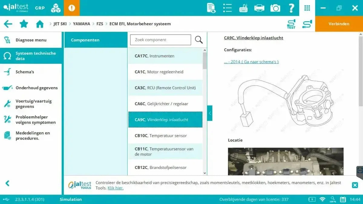 Jaltest Marine (Full) Diagnostic Tool