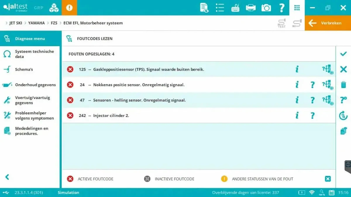 Jaltest Marine (Full) Diagnostic Tool