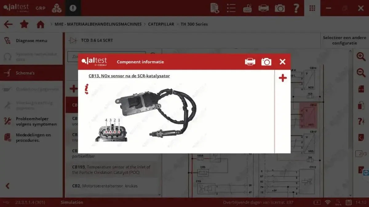 Jaltest MHE (Material Handling Equipment) Diagnostic Tool
