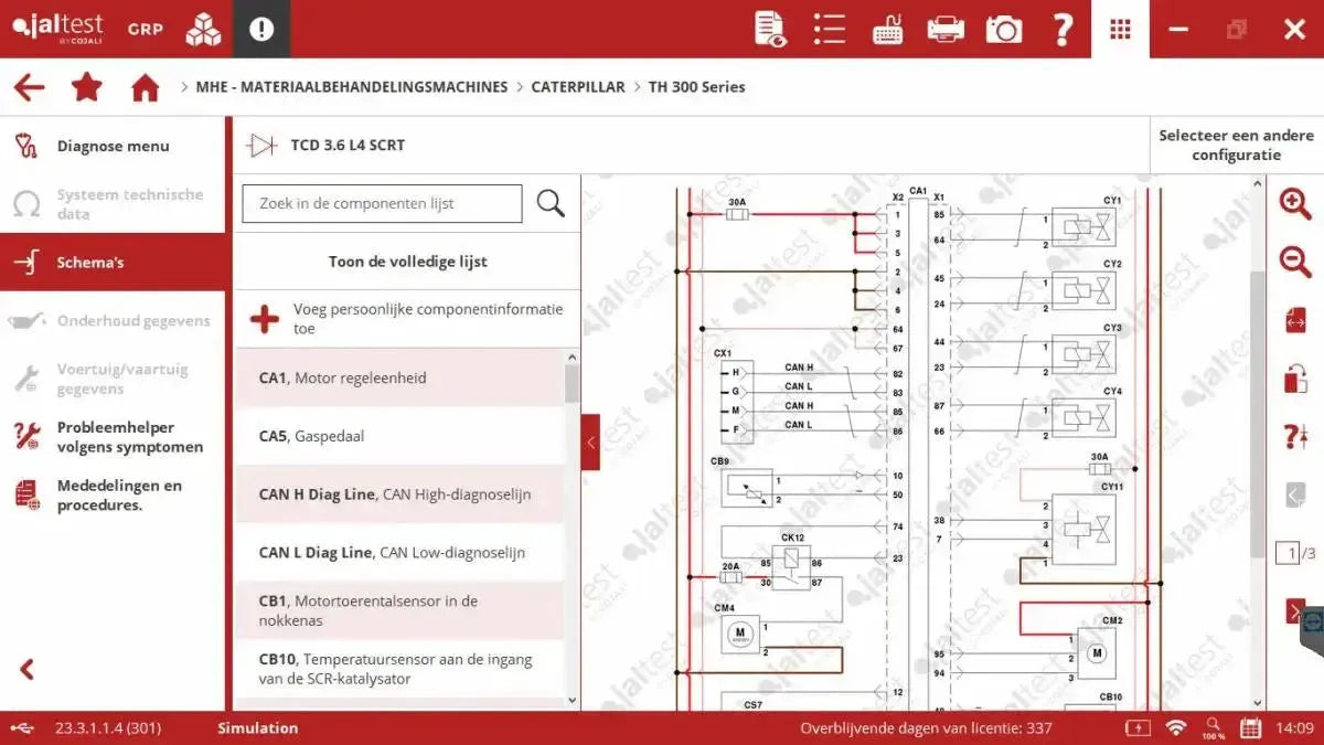 Jaltest MHE (Material Handling Equipment) Diagnostic Tool