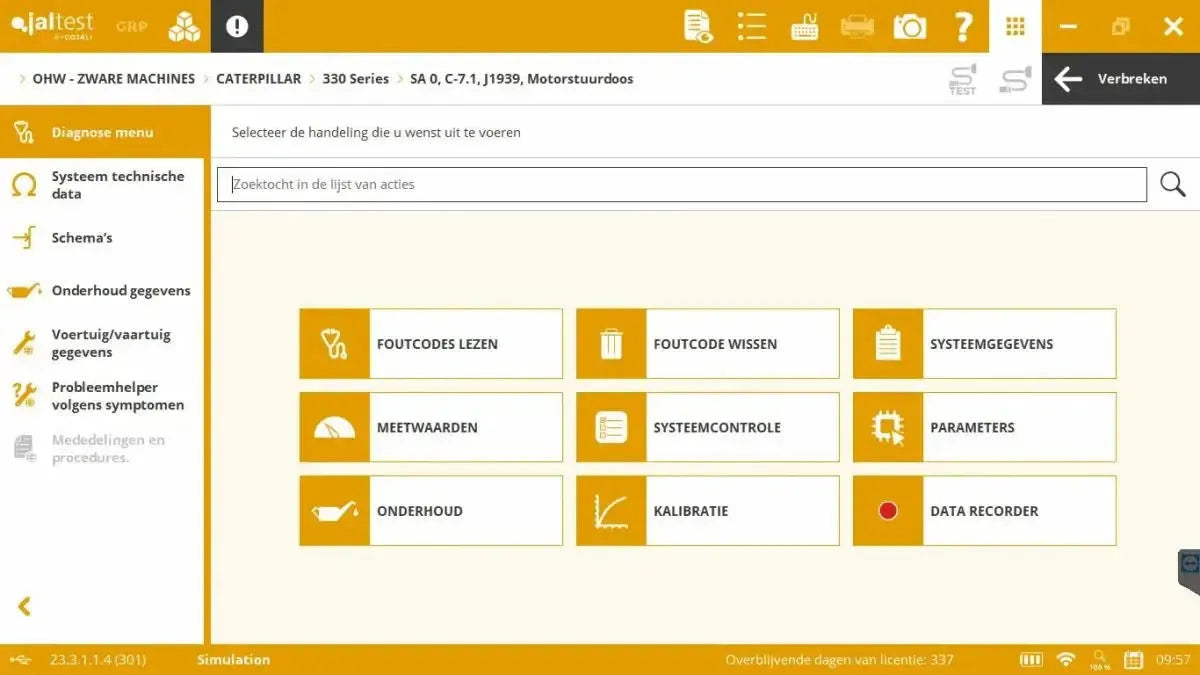 Jaltest OHW (Off-Highway) Diagnostic Tool