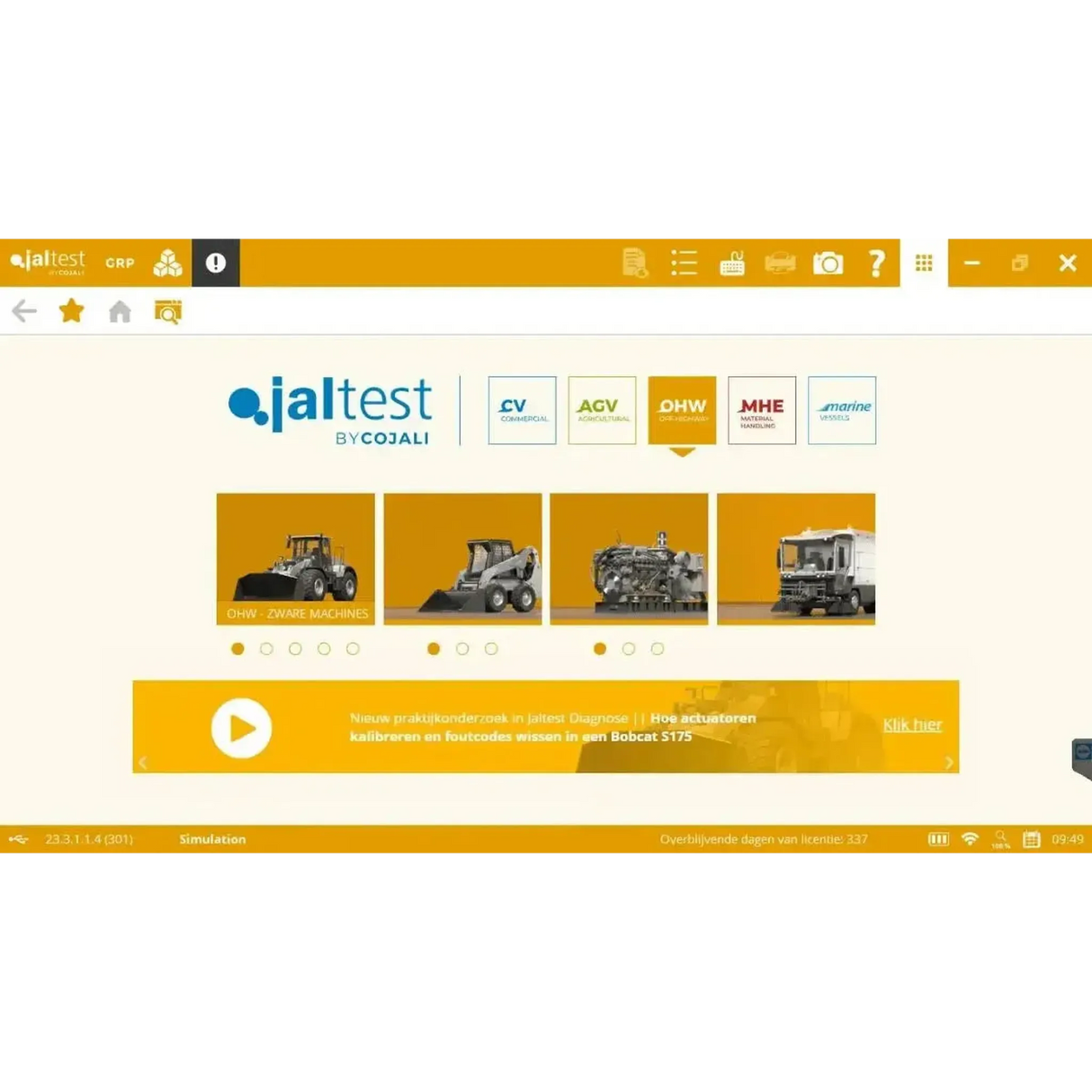 Jaltest OHW (Off-Highway) Diagnostic Tool
