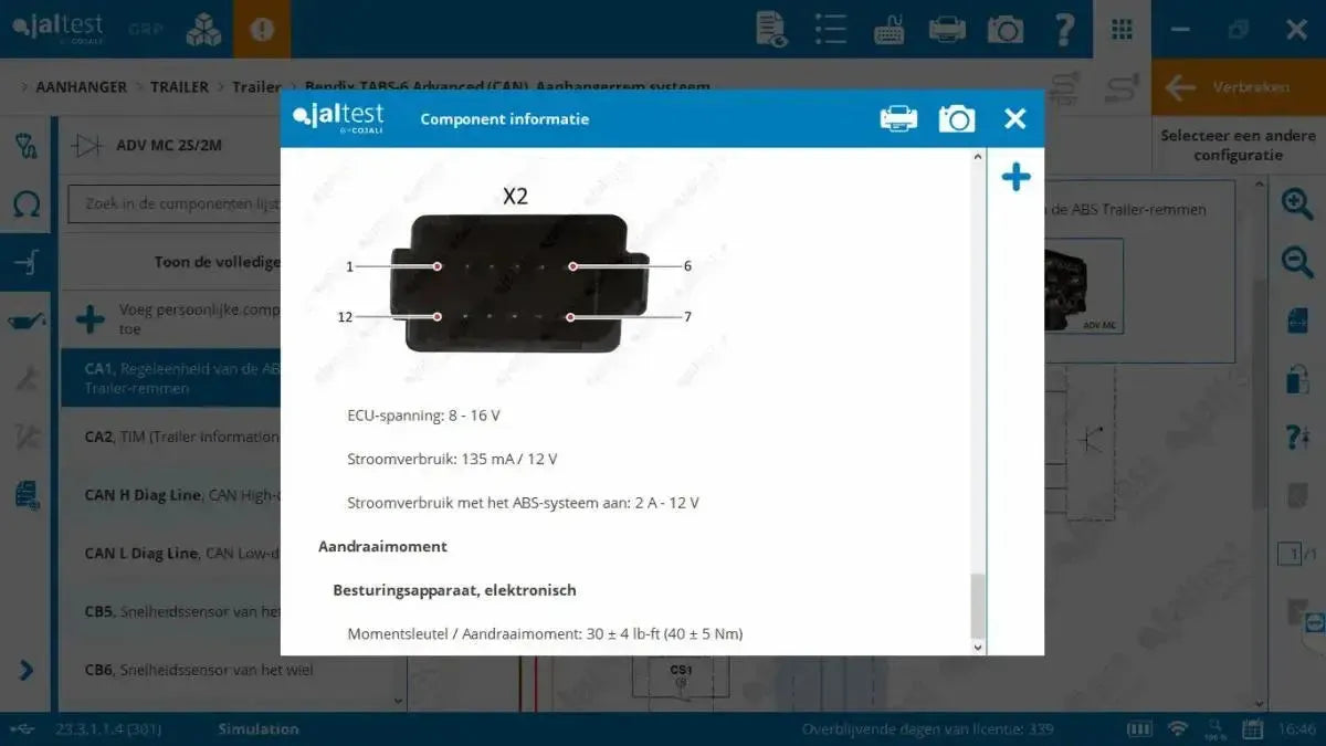 Jaltest Trailer Diagnostic Tool
