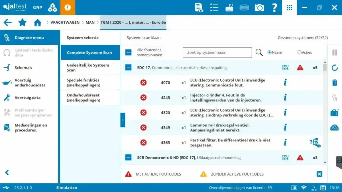 Jaltest Truck Diagnostic Tool