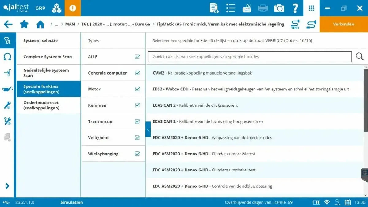 Jaltest Truck Diagnostic Tool