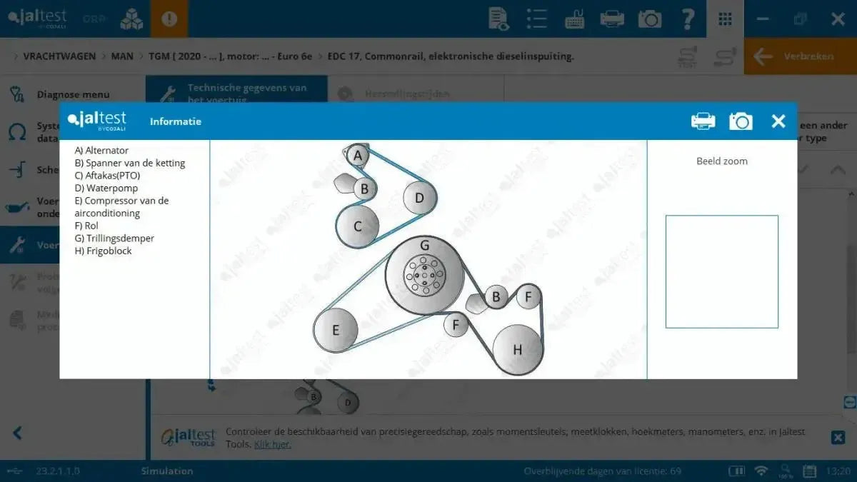 Jaltest Truck Diagnostic Tool