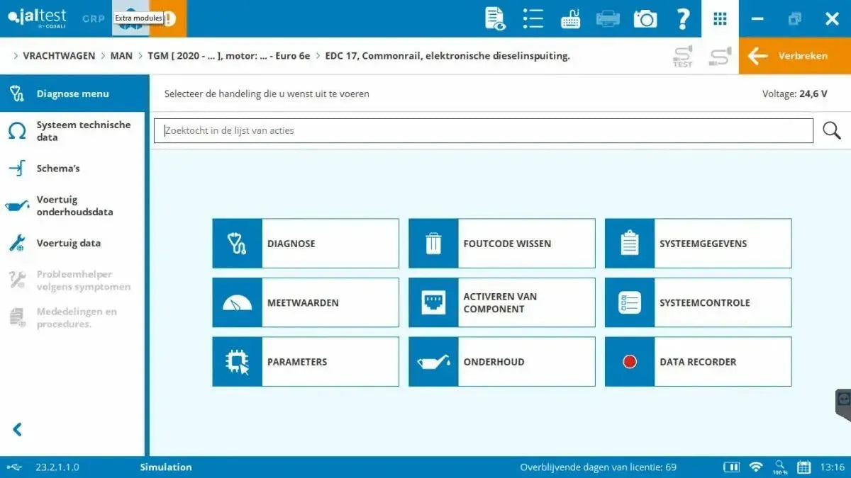 Jaltest Truck Diagnostic Tool
