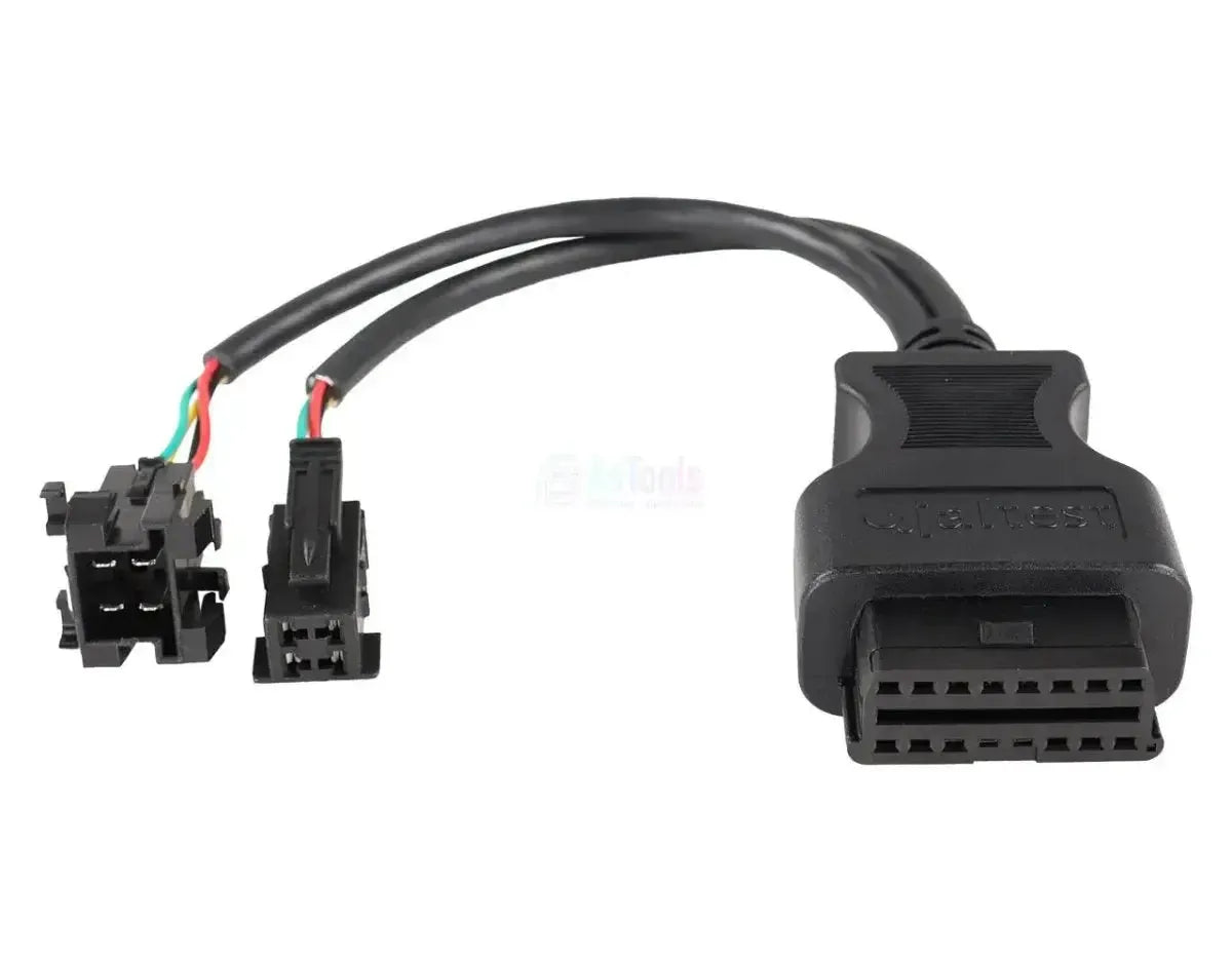 Jaltest (JDC304A) | Wabco ATC/MTS 4+4-pins OBD - 16-pins OBD2 adapter cable | Bus