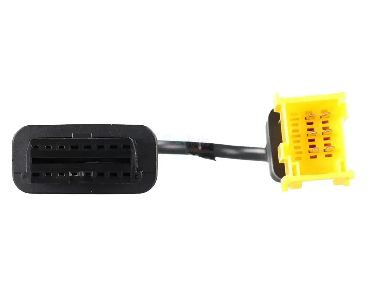 Jaltest (JDC309A) | ZF Ecolife MCP 9-pins OBD - 16-pins OBD2 Adapter Cable | Bus