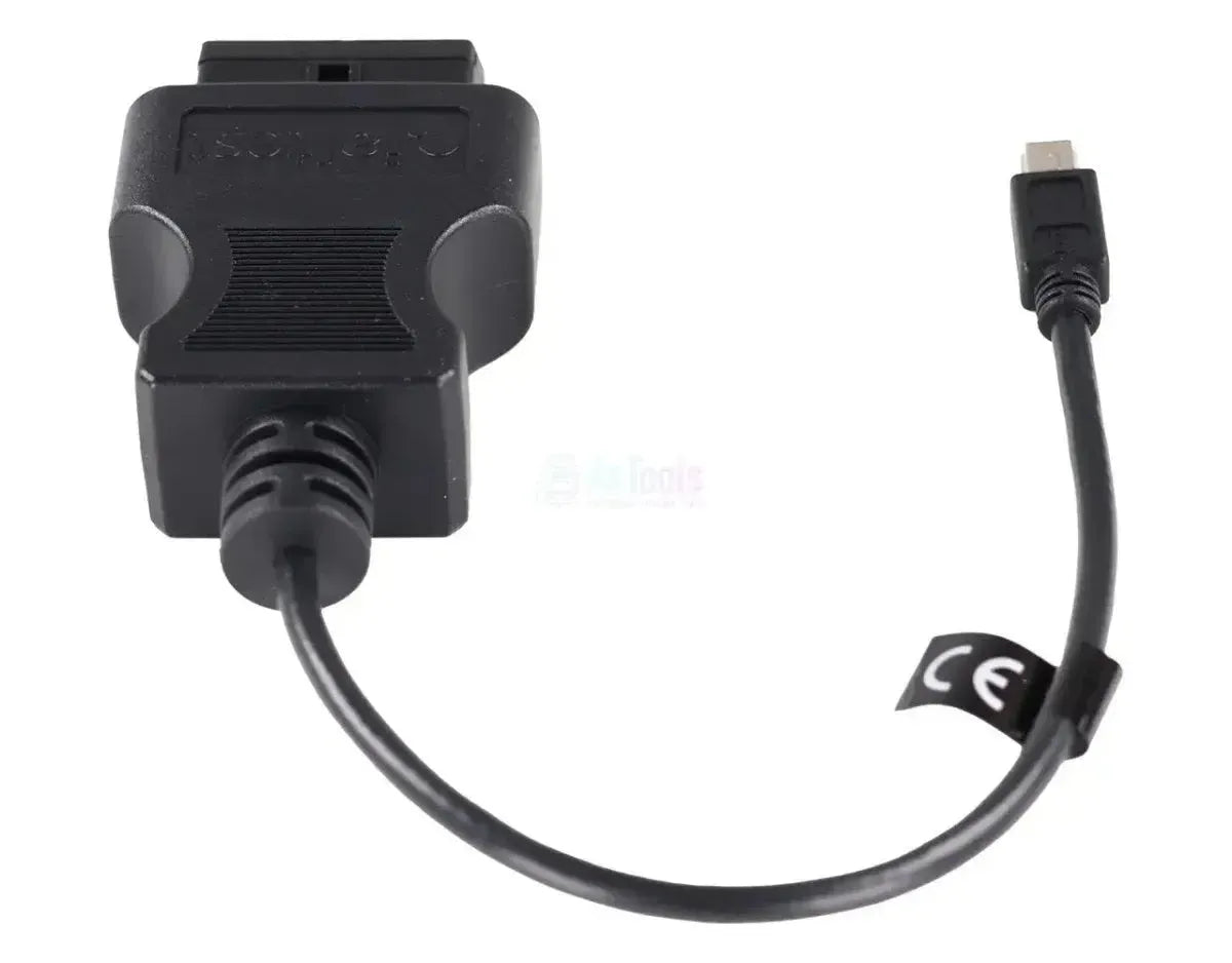 Jaltest (JDC308A) | ZF Ecolife Mini-USB - 16-pins OBD2 Adapter Cable | Bus