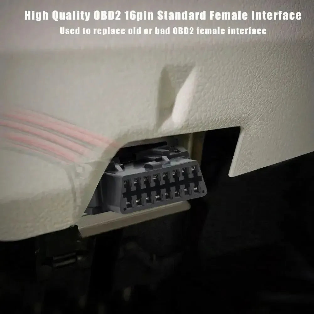 16-pins OBD2 Port (Female) with 16 Open End Cables (30 cm) | Accessories