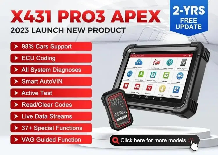 Launch X-431 Pro3 Apex | Diagnostic Tool | Car