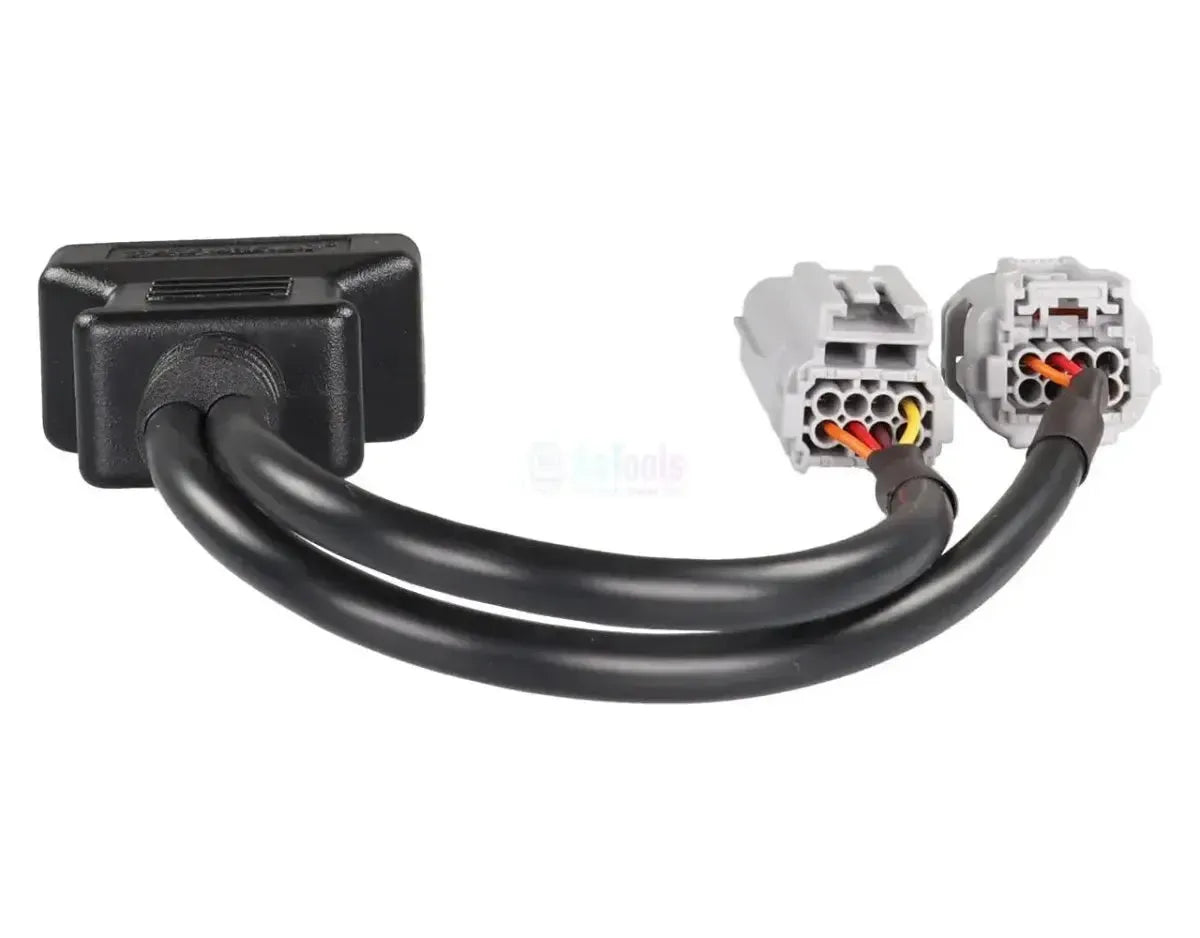 OBDSTAR (M048) | Aprilia 8+8-pins OBD – 16-pins OBD2 Adapter Cable | Motorcycle