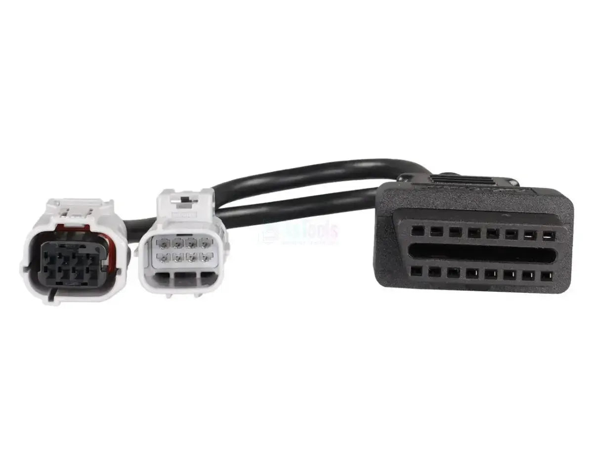 OBDSTAR (M048) | Aprilia 8+8-pins OBD – 16-pins OBD2 Adapter Cable | Motorcycle