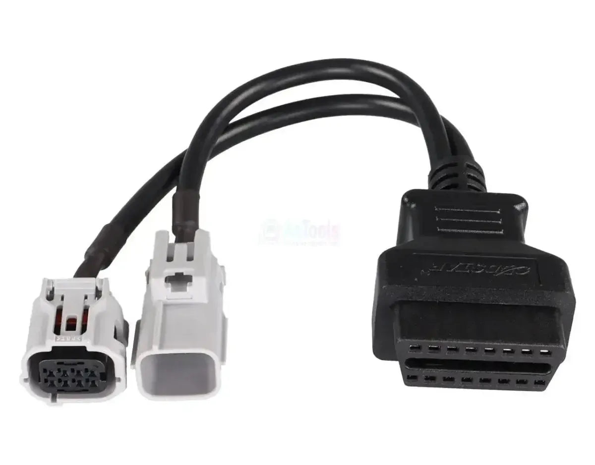 OBDSTAR (M048) | Aprilia 8+8-pins OBD – 16-pins OBD2 Adapter Cable | Motorcycle
