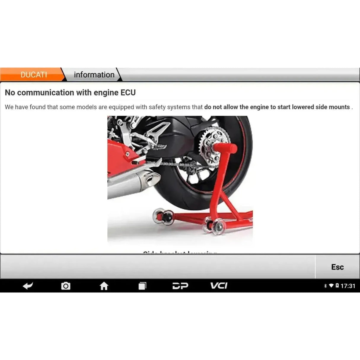 OBDSTAR IScan Ducati | Diagnostic Tool | Motorcycle