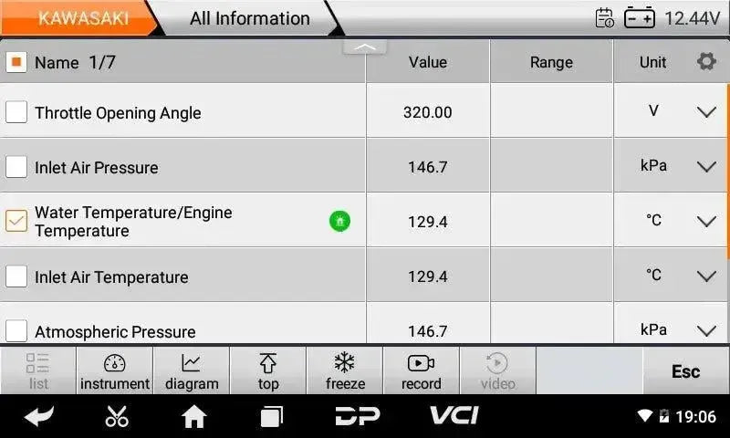 OBDSTAR IScan Kawasaki (Marine) | Diagnostic Tool | Motorboat