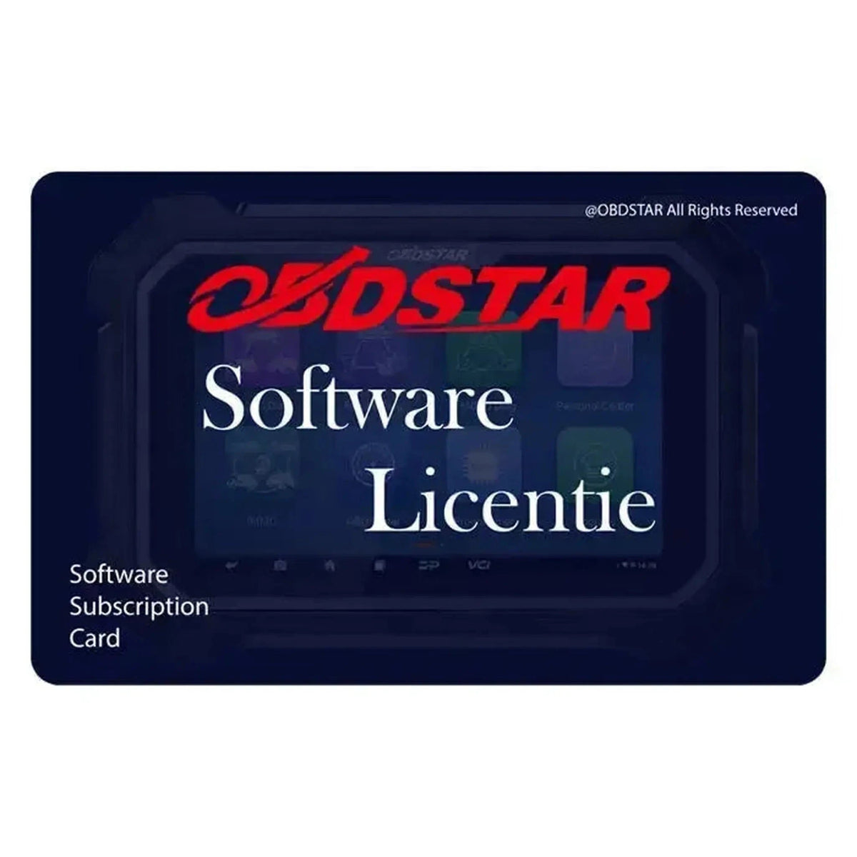 OBDSTAR IScan Vespa | Update licence