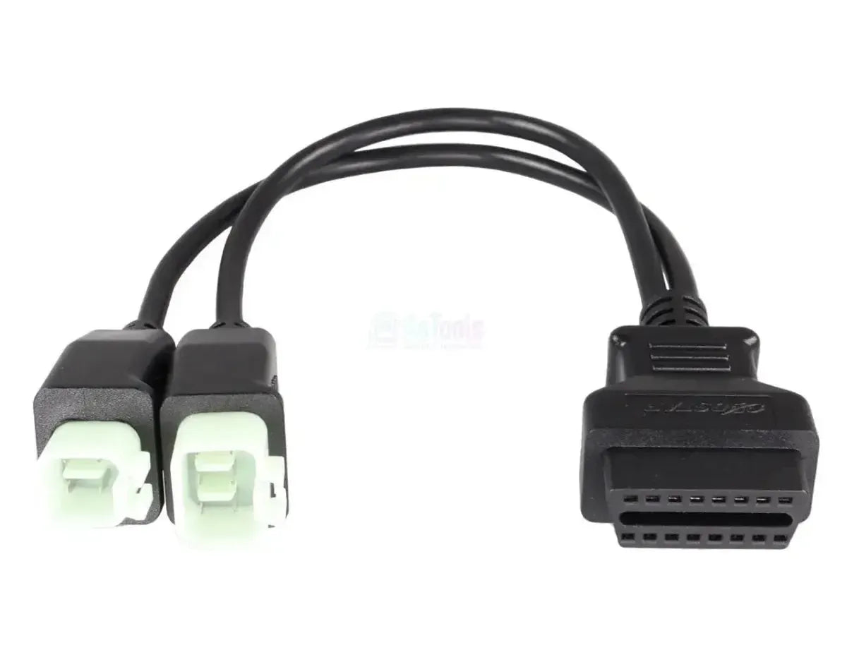 OBDSTAR (M005) | Kawasaki 4+6-pins OBD – 16-pins OBD2 Adapter Cable | Motorcycle