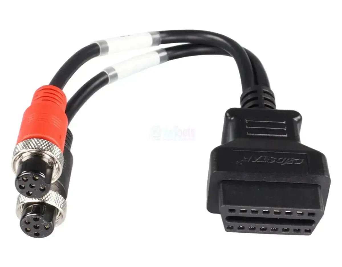 OBDSTAR (M028) | PGO 6+6-pins OBD – 16-pins OBD2 Adapter Cable | Motorcycle