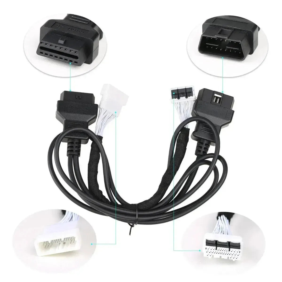 OBDSTAR | Toyota 30-pins IMMO - 16-pins OBD2 Adapter Cable | Passenger car