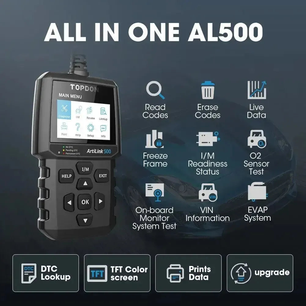Topdon ArtiLink AL500 | Error Code Reader | Car