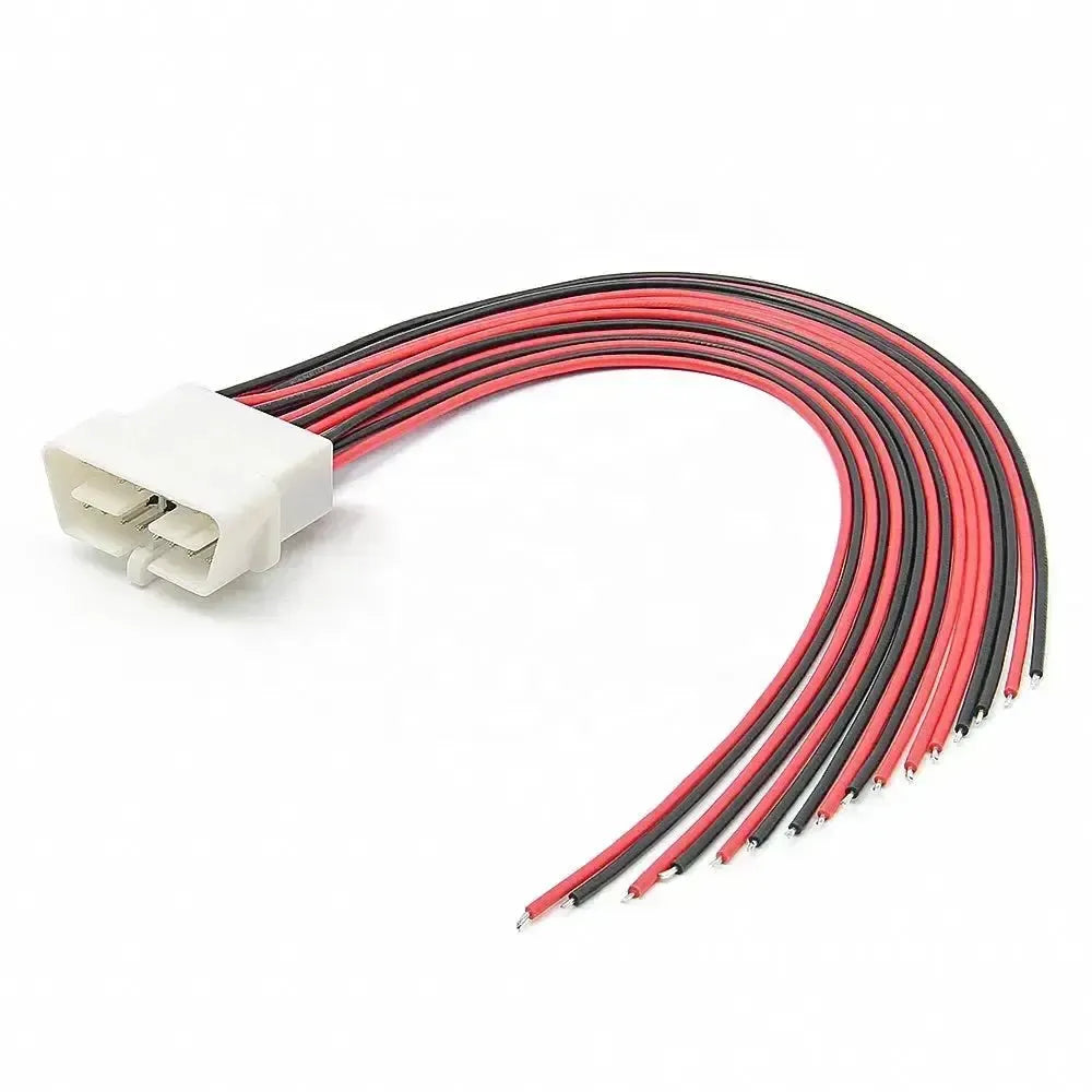 16-pins OBD2 Plug (Male) with 16 Open End Cables (30 cm) | Accessories