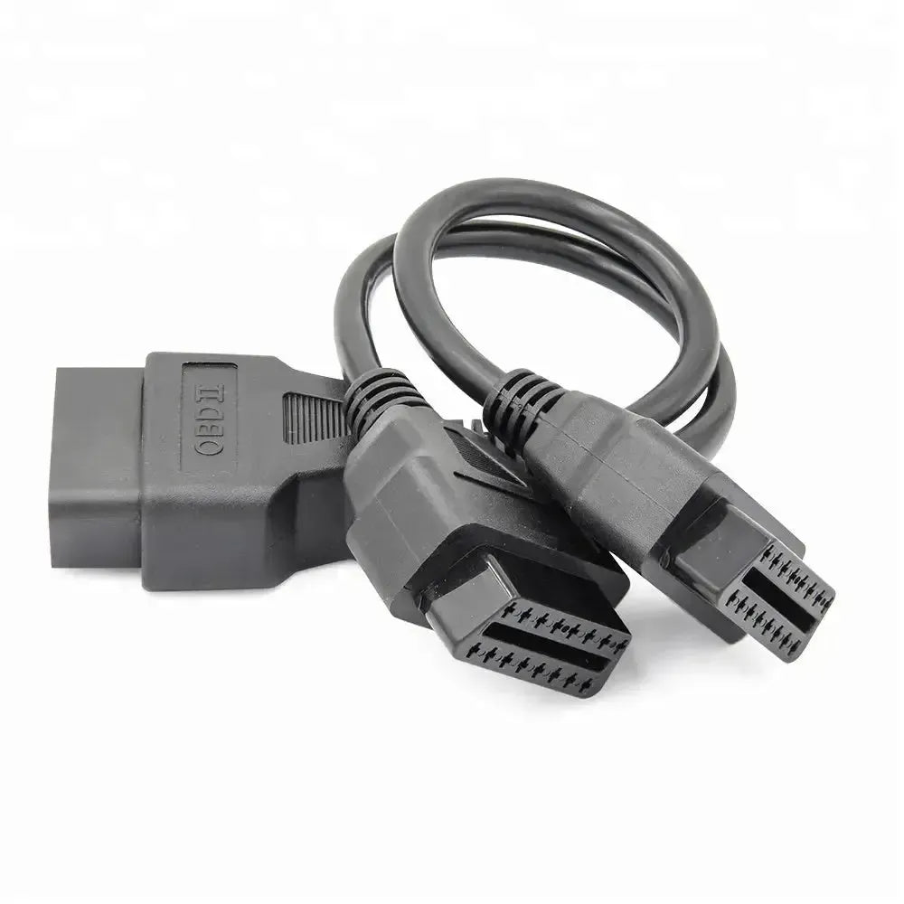 16-pins OBD2 Extension and Splitter Cable 2-piece (30 cm) | Interface